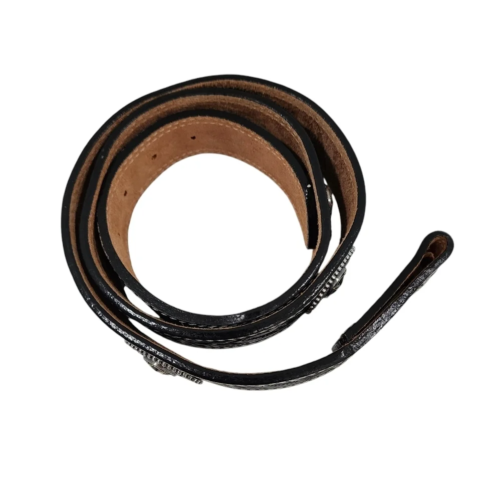 JUSTIN FULL GRAIN LEATHER 5 STAR TOOLED BELT 
